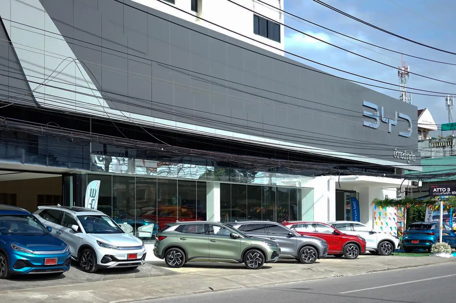 BYD BD Auto Phuket ศูนย์รถยนต์ไฟฟ้าภูเก็ตนวัตกรรมและบริการที่เหนือระดับ 1 BYD BD Auto Group