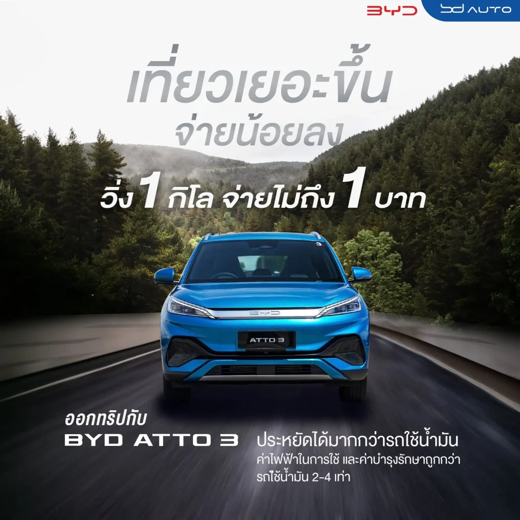 คู่แข่งหลักของ NETA ในประเทศไทย 6 รถยนต์ไฟฟ้า BYD BD Auto Group โปรโมชั่น