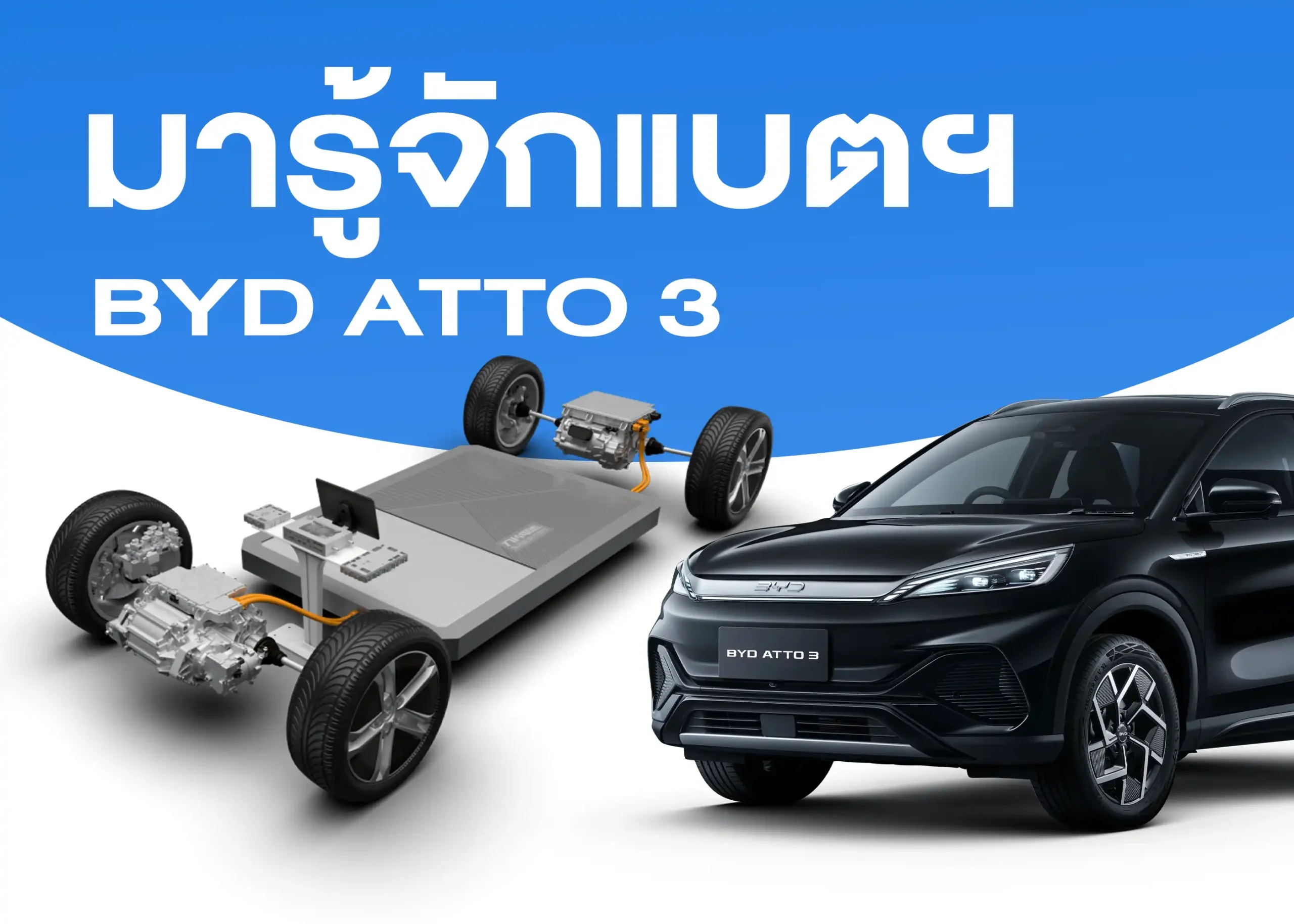 แบตเตอรี่รถยนต์ไฟฟ้า BYD Atto3 พลังงานสะอาดสำหรับอนาคต 1 BYD BD Auto Group