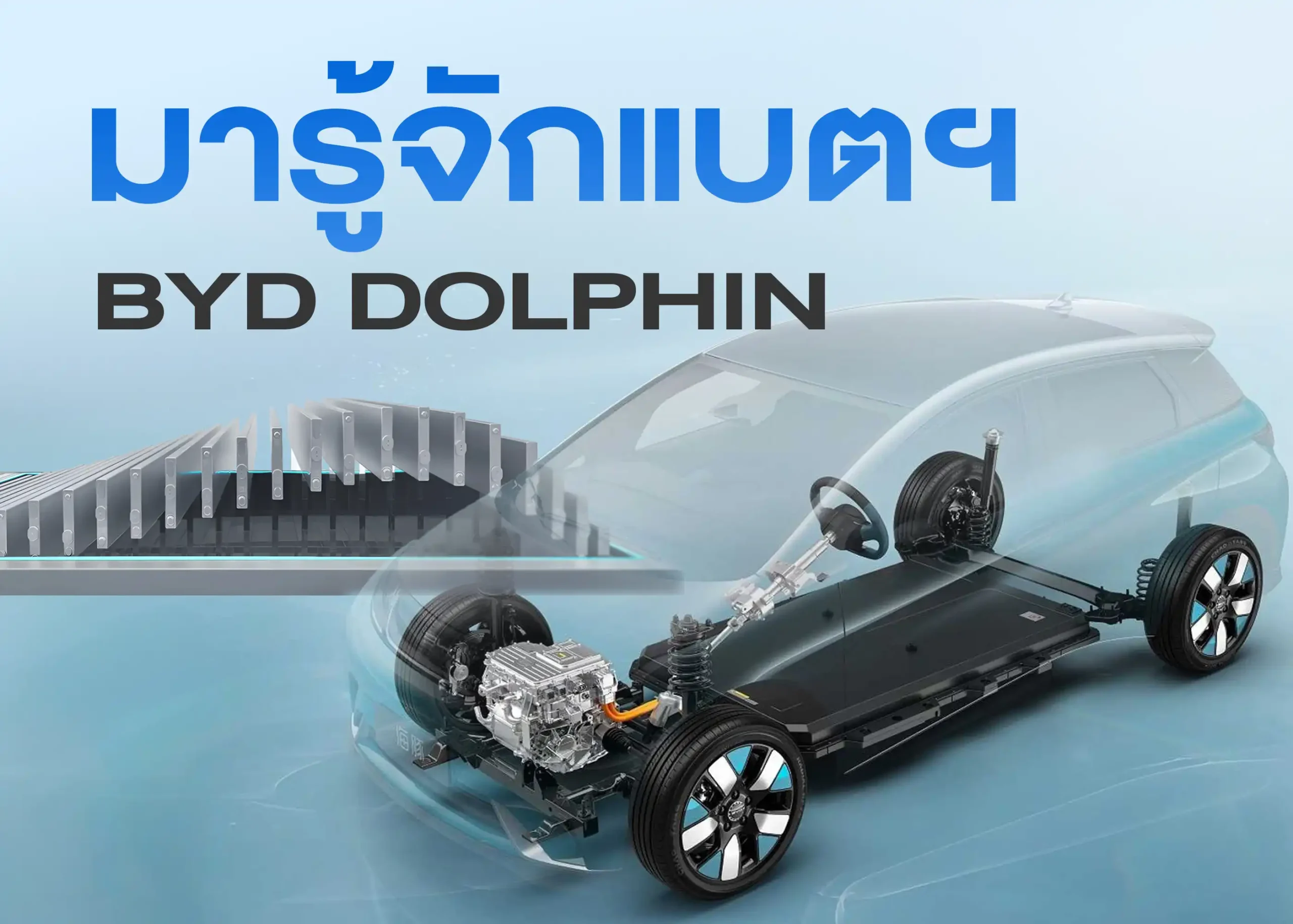 แบตเตอรี่รถยนต์ไฟฟ้า BYD Dolphin นวัตกรรมพลังงานสะอาดที่มีประสิทธิภาพ 1 BYD BD Auto Group