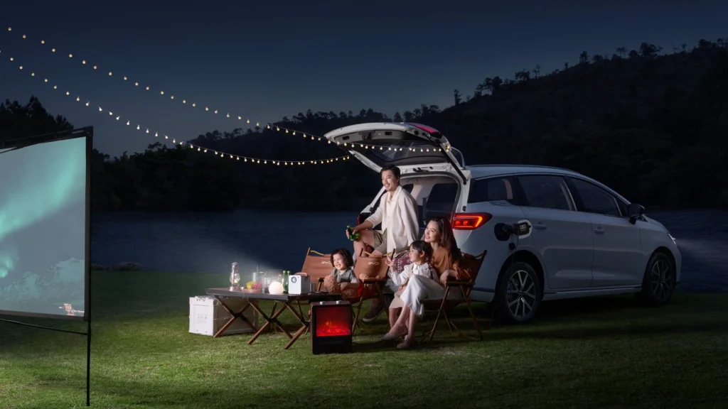 รถยนต์ไฟฟ้า BYD M6 MPV สุดพรีเมียมในแพลตฟอร์มใหม่ 2 รถยนต์ไฟฟ้า BYD M6